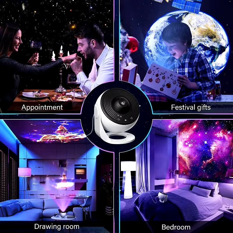 Night Light Galaxy Projector
