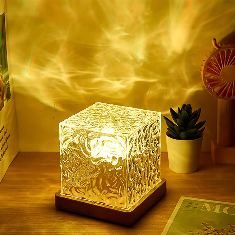 Dynamic Water Ripple Night Light