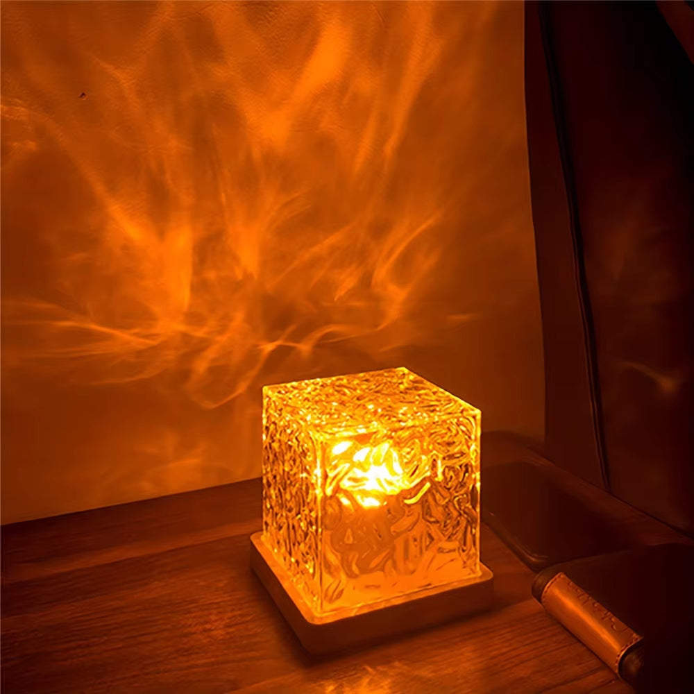 Dynamic Water Ripple Night Light