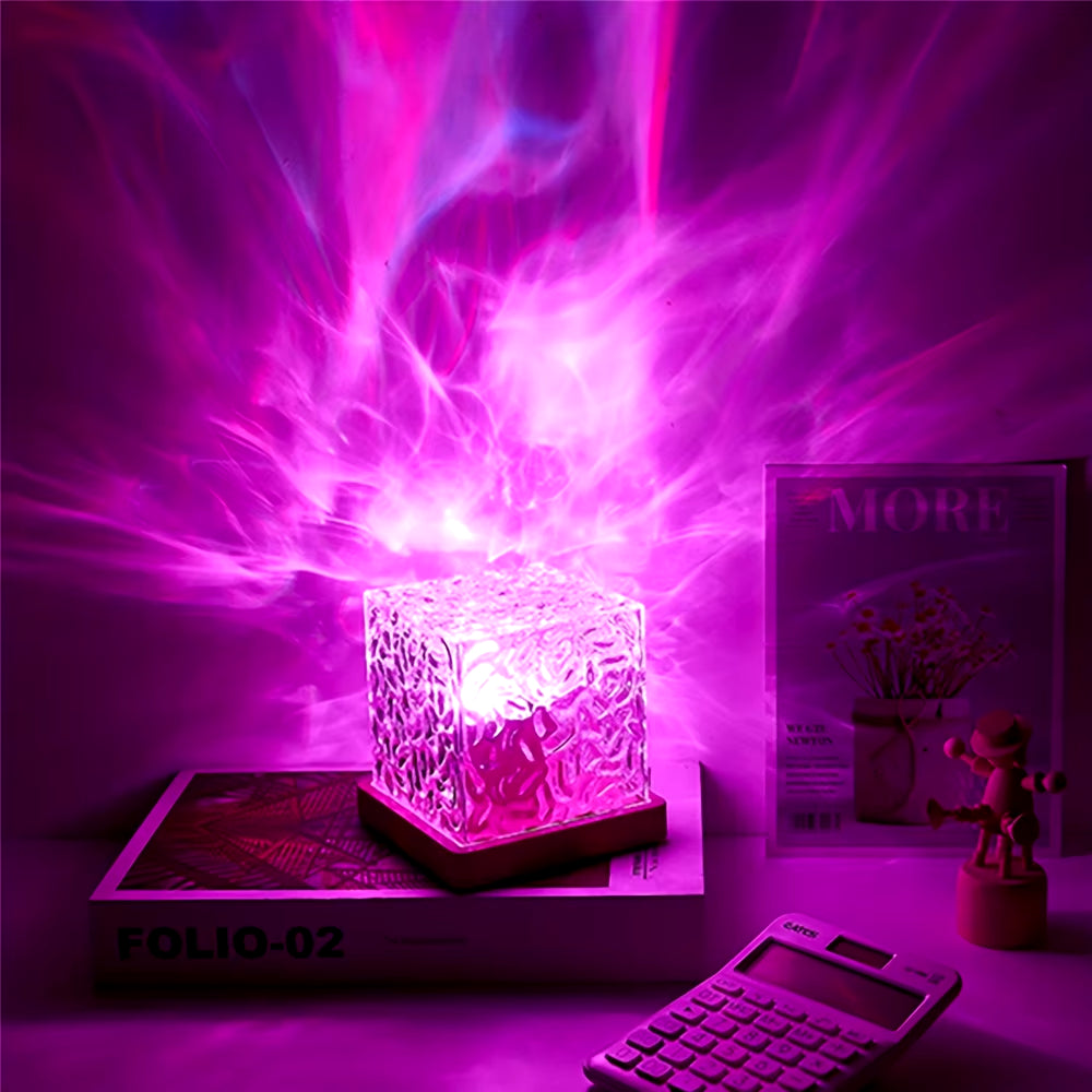 Dynamic Water Ripple Night Light